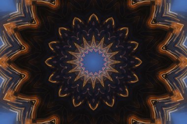 Renkli soyut arka plan. Fantezi mandala konsepti