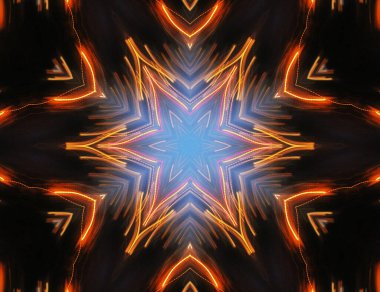 Renkli soyut arka plan. Fantezi mandala konsepti