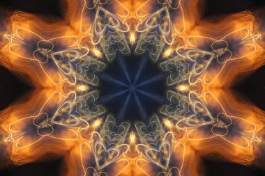 Renkli soyut arka plan. Fantezi mandala konsepti