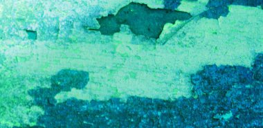 Çatlak mavi bir duvarın arka plan dokusu