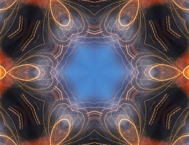 Renkli soyut arka plan. Fantezi mandala konsepti