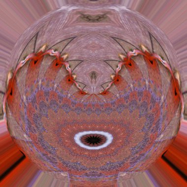 soyut kaleydoskopik şekil gizemli arkaplan 