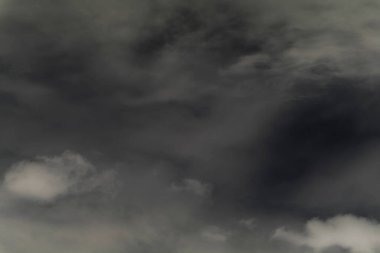 koyu bulutlu gökyüzü görünümü 