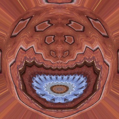 soyut kaleydoskopik şekil gizemli arkaplan 