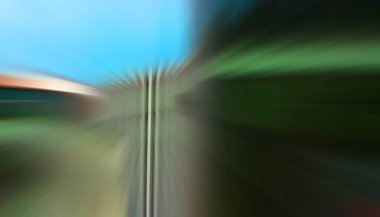 Blurred city background view, motion concept 