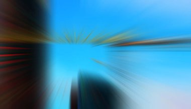 Blurred city background view, motion concept 