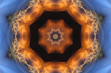 Renkli soyut arka plan. Fantezi mandala konsepti