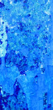 Çatlak mavi bir duvarın arka plan dokusu