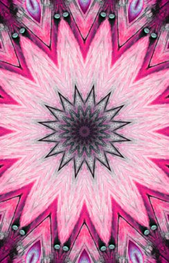 Renkli soyut arka plan. Fantezi mandala konsepti