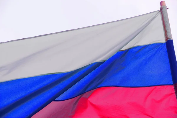 Russian Flag Outdoor View — Stok fotoğraf