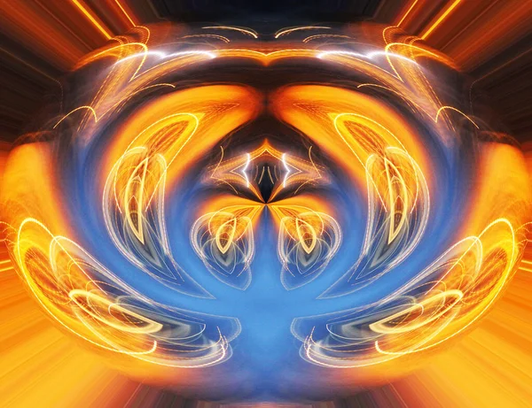Kleurrijke Abstracte Achtergrond Fantasie Mandala Concept — Stockfoto