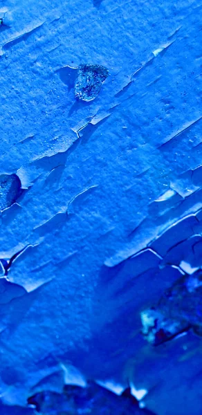 Textura Fondo Una Pared Azul Agrietada — Foto de Stock