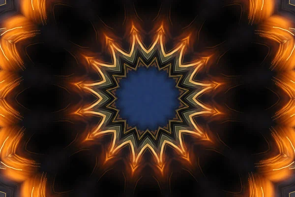 Kleurrijke Abstracte Achtergrond Fantasie Mandala Concept — Stockfoto