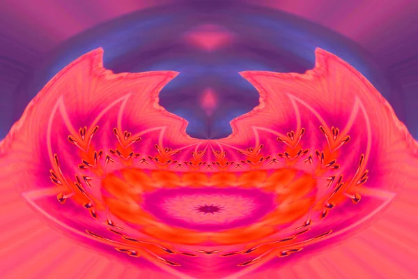 Абстрактный Красочный Вид Мандалу — стоковое фото