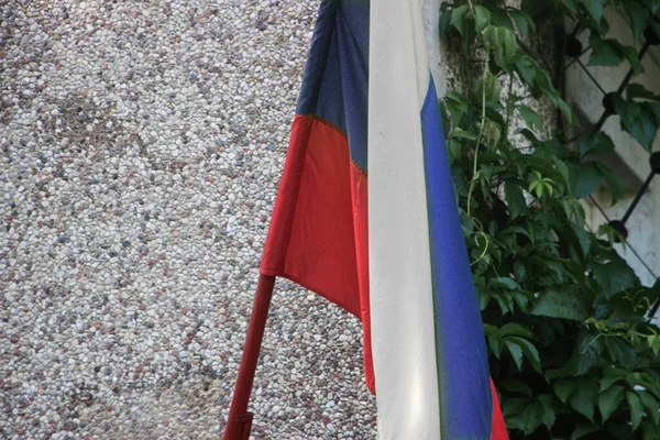 Russian Flag Outdoor View — Stock Fotó