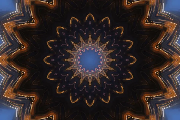 Kleurrijke Abstracte Achtergrond Fantasie Mandala Concept — Stockfoto