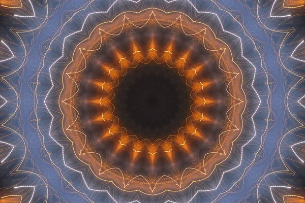 Fond Abstrait Coloré Concept Mandala Fantastique — Photo