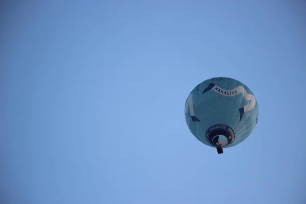 Balão Quente Vista Céu — Fotografia de Stock