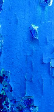 Çatlak mavi bir duvarın arka plan dokusu