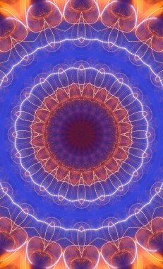 Renkli soyut arka plan. Fantezi mandala konsepti