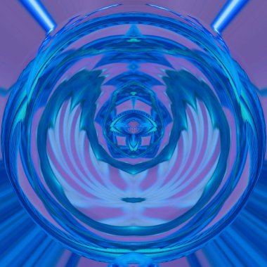 soyut kaleydoskopik şekil gizemli arkaplan 