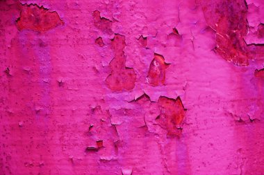 Paslanmış eski boyanmış doku arkaplanı.