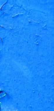 Çatlak mavi bir duvarın arka plan dokusu