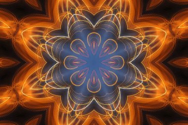 Renkli soyut arka plan. Fantezi mandala konsepti