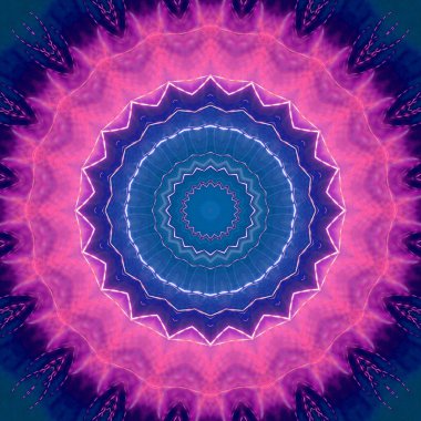 Renkli soyut arka plan. Fantezi mandala konsepti