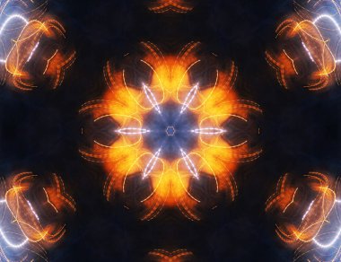 Renkli soyut arka plan. Fantezi mandala konsepti