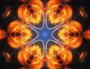 Renkli soyut arka plan. Fantezi mandala konsepti