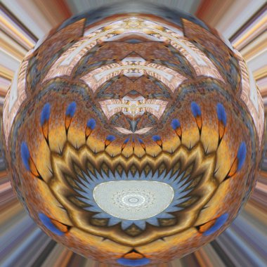 soyut kaleydoskopik şekil gizemli arkaplan 