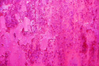 Paslanmış eski boyanmış doku arkaplanı.