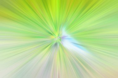 Dinamik ışık huzmeleri. Uzayda bir parlama perspektife giriyor