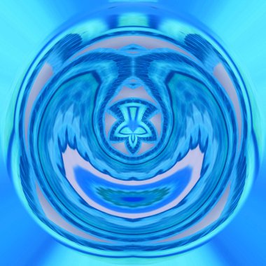 soyut kaleydoskopik şekil gizemli arkaplan 