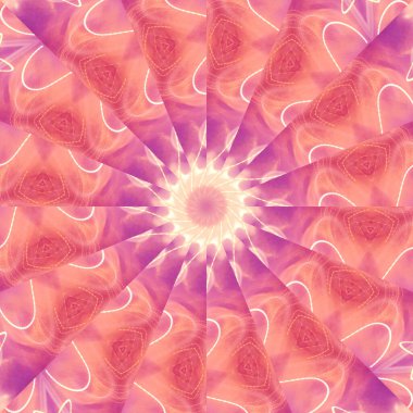 Renkli soyut arka plan. Fantezi mandala konsepti