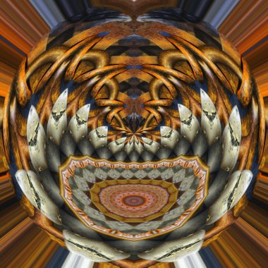 soyut kaleydoskopik şekil gizemli arkaplan 