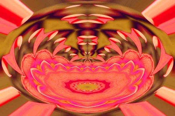 Fundo Abstrato Colorido Conceito Mandala Fantasia — Fotografia de Stock