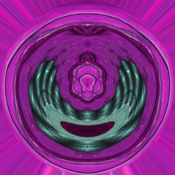 abstract kaleidoscopic shape mystic esoteric background