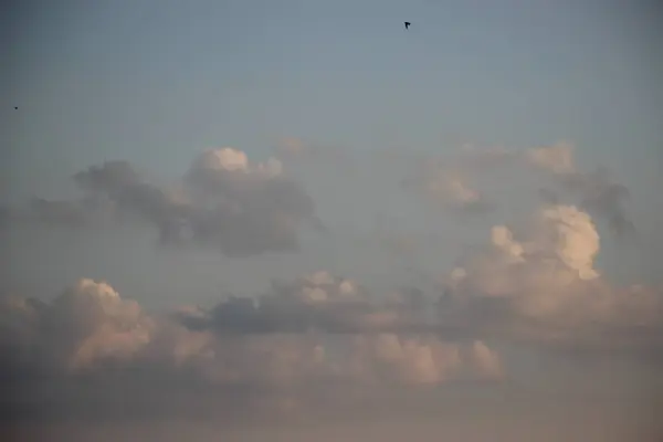 Céu Nublado Vista Fundo — Fotografia de Stock