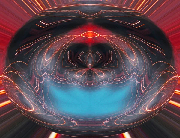 Kolorowe Abstrakcyjne Tło Fantasy Mandala Koncepcja — Zdjęcie stockowe