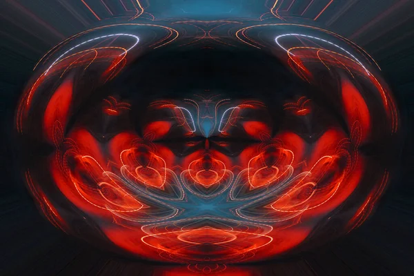 Färgglada Abstrakt Bakgrund Fantasy Mandala Koncept — Stockfoto