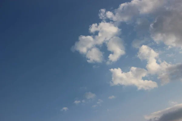 Вид Облачное Небо Фоне — стоковое фото