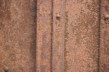 rusty metal old door background view 