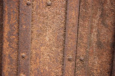 rusty metal old door background view 