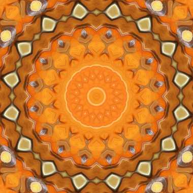 Çember çiçek desenli soyut mandala, anahata mandala ve agna çakra. Esrarengiz kavram arkaplanı.