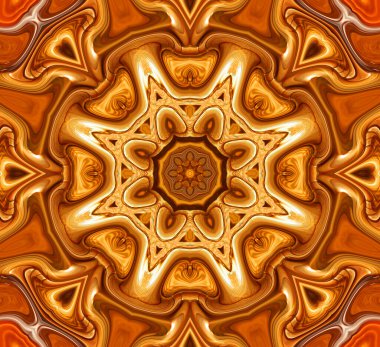 Çember çiçek desenli soyut mandala, anahata mandala ve agna çakra. Esrarengiz kavram arkaplanı.