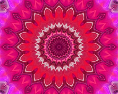 Çember çiçek desenli soyut mandala, anahata mandala ve agna çakra. Esrarengiz kavram arkaplanı.