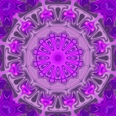 Çember çiçek desenli soyut mandala, anahata mandala ve agna çakra. Esrarengiz kavram arkaplanı.