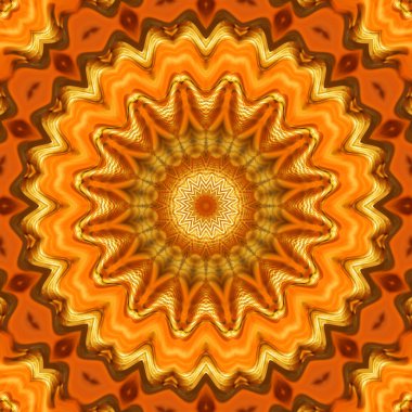 Çember çiçek desenli soyut mandala, anahata mandala ve agna çakra. Esrarengiz kavram arkaplanı.